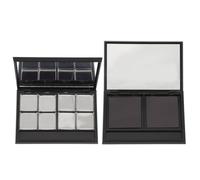 Abaodam Palette Légère et Pratique à Transporter Magnétique Vide Noire en Abs Aimant pour Ombre à Paupières et Rouge à Lèvres pour Maquillage Femme