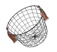 Abaodam Panier à Linge Rond Métal Avec Poignée Panier à Conteneur De Rangement Fil De Pour Foyer