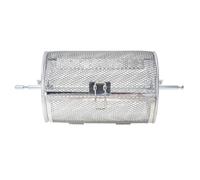 Abaodam Panier à Rôtissoire Rotatif en Acier Inoxydable 12x18 Cm de 28 Cm, Panier à Griller Antirouille pour Four Électrique et Barbecue Extérieur, Accessoire la Cuisine pour Cuisson