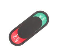 Abaodam Panneau D'affichage Occupé pour Porte de Toilettes en Plastique Noir, Facile à Installer Utiliser, pour Bureaux Administratifs et Centres Commerciaux