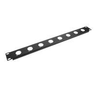 Abaodam Panneau de Brassage Audio 1u 8 Trous pour Rack Studio, Accès