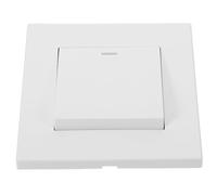 Abaodam Panneau D'interrupteur Mural Blanc 86 Type, Interrupteur Électrique 10a 220v, Tactile Délicat et Résistant à L'usure, Design Simple et Élégant pour Usage Domestique