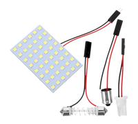 Abaodam Panneau Lumineux LED Dôme 48 LED Blanc Froid, Plafonnier Intérieur Camping-car Multifonction pour Toit et Coffre, Éclairage Voiture Puissant, Éclairage Intérieur Rv Solide Perçage