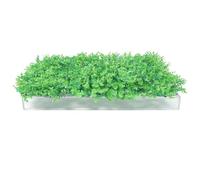 Abaodam Panneau Mural Végétal Artificiel Haie De Gazon Artificiel Décoration Murale Végétale Intérieure Mur Faux Gazon