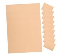 Abaodam Papier à Lettres en Braille 10 Feuilles pour Ardoise Braille 4 à 9 Lignes Papier Lisse et Sûr Fournitures Pédagogiques pour Aveugles Exercices Pratiques