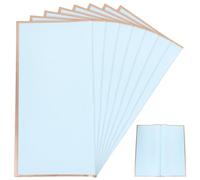 Abaodam Papier D'emballage pour Bouquet Irisé 20 Feuilles Semi-transparent Mat Bordure Dorée pour Protection et Emballage Floral Élégant