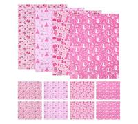 Abaodam Papier Présent pour Bouquets de Fleurs Rose Princesse 12 Feuilles 70 X 51 Cm Papier D'emballage Décoratif pour Fleuriste Anniversaires Showers Mariages Saint-valentin