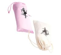Abaodam Paquet à Chaussures de Ballet pour Voyage pour Petits Objets en Satin et Toile, Confortable Poche Dédiée et Pratique des Danseurs de Ballet