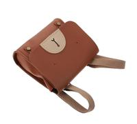 Abaodam Paquet à Ours pour Tout-petit en Pu Marron, Réglable | Préscolaire et Sorties, Plusieurs Modes de Portage, Bretelles Ajustables, pour Garçon et Filles et Bébés