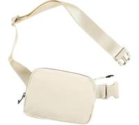 Abaodam Paquet Banane Résistant à L'usure en Nylon pour Femmes, Pochette de Ceinture Polyvalente Multiple Port, Design Simple et Élégant, Marche Shopping