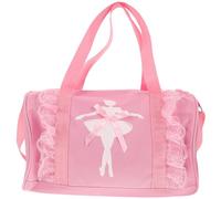 Abaodam Paquet Bandoulière de Design Délicat et Rose pour Filles en Tissu Oxford Léger Fermeture Éclair pour Ballet et Activités de
