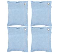 Abaodam Paquet de Charbon de Bambou 4 Pcs, Absorbeurs D’odeurs et Humidité, Active Charbon Naturel, Désodorisants Solide pour Maison, Voiture, Placard, Purification Air Intérieur