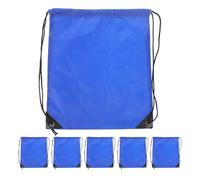 Abaodam Paquet de Rangement pour Casque de Moto et Vélo, Lot de 6 Paquet à Cordon Bleu, Grosse Capacité, Léger et Compact, Protection Dustproof pour Voyage et Sports Motorisés