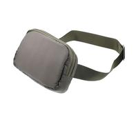 Abaodam Paquet de téléphone Mobile en Cours d'exécution Banane pour Femme de Gym de Taille de Mode Petite Pochette à la Taille Tissu Oxford Dark Green