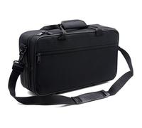 Abaodam Paquet de Transport pour Clarinette Noir en Tissu Oxford Grosse Capacité et Organisation Multifonctionnelle, Élégant et Minimaliste pour Déplacements