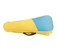 Abaodam Paquet de Transport pour Ukulélé 23 Pouces Rembourrage en Coton Étui Étanche 26 Pouces Pochette de Rangement Colorée Jaune Citron et Bleu Paquet Portable et Protecteur pour