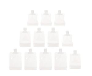 Abaodam Paquet de Voyage Essentiel 12 Pièces pour Lotion Bec Suceur, Facile à Remplir et Ouvrir, en Matériau Pa et Pe, Capacité 30-100 Ml, Voyage