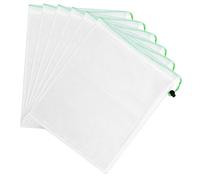 Abaodam Paquet Filet Réutilisables en Polyester Blanc Usage Polyvalent Lot de 6 avec Cordon de Serrage, pour Fruits et Légumes Marché Fermier ou Épicerie