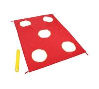 Abaodam Parachute Arc-Ciel pour Garçon Fille Outil de Jeu Multifonctionnel pour Activités Plein Air Éducation Préscolaire et Développement des Compétences Sociales
