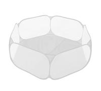 Abaodam Parc pour Animaux De Compagnie en Polyester Résistant, Enclos Hexagonal Pliable, Taille Compacte, Parc De Sécurité Intérieur pour Petits Animaux Et Bébés