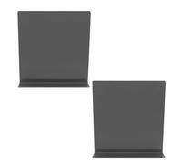Abaodam Pare-éclaboussures Installation Facile et Haute Compatibilité en Pvc Noir 2 Pièces avec Adhésif Double-face pour Évier Cuisine pour Usage Domestique et Salle de Bain