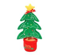 Abaodam Parlant et Dansant de Noël en Peluche Courte avec Coton PP et Plastique, Décoration Chic pour Fête de Noël et Présent Festif
