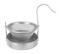 Abaodam Passoire à Thé en Acier Inoxydable 304 avec Base, Infuseur Créatif Multifonction, Facile à Nettoyer, pour Thé en Feuilles et Épices