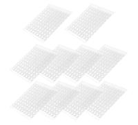 Abaodam Pastilles Adhésives Transparentes Rondes en Acrylique, Repositionnables et Amovibles, 10 Feuilles de pour Scrapbooking et Décoration Murale