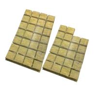 Abaodam Pastilles de Démarrage Hydroponiques 25x25x40mm, 100 Cubes de Culture Hors-Sol Légers et Respirants pour Jardinage Intérieur, Culture Hydroponique, Propagation de Plantes