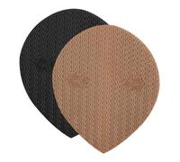 Abaodam Patch Talonnette Antidérapant pour Chaussures en Pu, 2 Pièces, Protection Fiable le Glissement, Adapté pour Semelles de Chaussures et Baskets