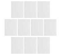 Abaodam Patchs Auto-Adhésifs pour Revêtement Mural PVC 10 Pièces 12 X 16 CM pour Réparer Trous et Fissures Maison ou Bureau