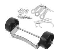Abaodam Patio Heater Roller Set Stainless Steel Gas Heater Wheels with Ground Nails Stability Patio Heating Replacement for Garden Restaurant Commercial Use