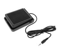 Abaodam Pédale de Sustain Noire 3,5 Mm pour Piano Électronique Accessoire Clavier Compact en Plastique Pédale de Clavier Compatible Synthétiseur Midi Antidérapante pour Piano Numérique