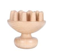 Abaodam Peigne de Massage Bois pour Chevelu Apaise Douleurs et Tensions Musculaires Relaxant et Usage Familial et Voyage