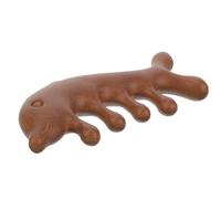 Abaodam Peigne de Massage en Bois à Cinq Dents Outil de Grattage Corporel pour Acupuncture Massage du Cuir Chevelu Modèle Dauphin Bois Naturel Détente Musculaire Ergonomique