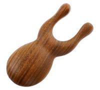 Abaodam Peigne de Massage en Bois de Naturelle Large Dents Épaisses Appareil de Massage Cuir Chevelu Visage Masseur Résistant à L’Usure pour Usage Domestique Accessoire Relaxant pour