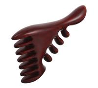 Abaodam Peigne de Massage en Bois Naturel de Purple Sandalwood Brosse de Massage du Cuir Chevelu Compacte et Ergonomique des Points de Pression pour Soulagement Quotidien à Domicile