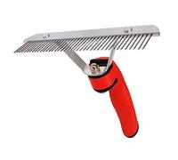 Abaodam Peigne de Toilettage pour Animaux de Compagnie Râteau à Poils pour Chiens et Accessoire Pratique pour Démêler et Éliminer Poils Morts Design Simple et Durable