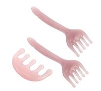 Abaodam Peigne Gua Sha en Résine 3 Pièces pour Cuir Chevelu à Cinq Griffes Masseur Manuel de Tête Outil de Massage Relaxant pour Stimuler Points d'Acupuncture Apaiser Stress et