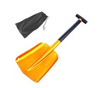 Abaodam Pelle à Neige Pliante Amovible pour Voiture Outil de Déneigement en Aluminium Conception Ergonomique Anti- Pratique pour Camping et Urgence