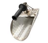 Abaodam Pelle à Sable Acier Inoxydable pour Détection de Métaux Plage Tamis Large pour Tamisage Rapide Accessoire Robuste pour Chasse Au Trésor et Détection sous