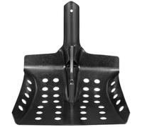 Abaodam Pelle De Jardin à Tamisage De Drainage pour Nettoyage De Fossés Et Égouts, Modèle Épais en Métal Trous De Filtration, Outil Multifonctionnel Réutilisable pour Puits Et Drains