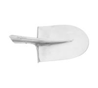 Abaodam Pelle de Jardin en Acier Argenté Bord Arrondi, Facile à Installer, Compatible Sol pour Plantation et Tranchée