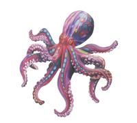 Abaodam Pendentif Octopus Décoration de Jardin Murale avec Design Créatif Accessoire Extérieur Espace Intérieur et Extérieur Facile à Installer