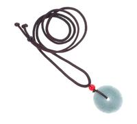 Abaodam Pendentif pour Occasions Décontractées et Anniversaires Collier en Jade Vert Sculpture Antique, Design Polyvalent Résistant à L'usure pour Femme