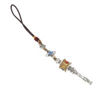 Abaodam Pendentif Suspendu de Style Tibétain en Alliage Doré, Ornement Décoratif Léger pour Paquet, Voiture et Paquet à Dos, Décoration Ethnique Six Mots Sacré, Accessoire Spirituel