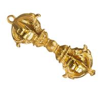 Abaodam Pendentif Vajra en Cuivre Vintage de Pilon, Ornement Artisanal pour Porte-clés ou Collier, Accessoire Déco Bohème pour Bijoux Femme, Pendentif Bouddhisme Tibétain, Breloque DIY