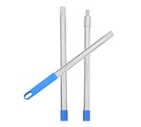 Abaodam Perche Télescopique en Acier Inoxydable 201, Tube Épais 25 MM, 3 Sections, Rallonge en Alliage d'Aluminium Bleu, Manche Extensible pour Peinture et Entretien de Toiture
