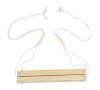 Abaodam Perchoir à Suspendu en Bois Naturel, Balançoire pour Poules et Poussins, Trapèze D’équilibre pour Poulailler, Jeu D’Exercice Extérieur pour Volailles et Oiseaux de Compagnie