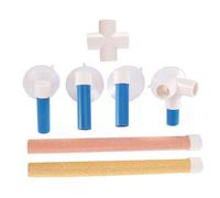 Abaodam Perchoir Debout pour Perroquet avec Ventouses Support Exercice et Bain Oiseau Rack Frosted Couleur Aléatoire Accessoire pour Entraînement et Équilibre des Couleur Aléatoire